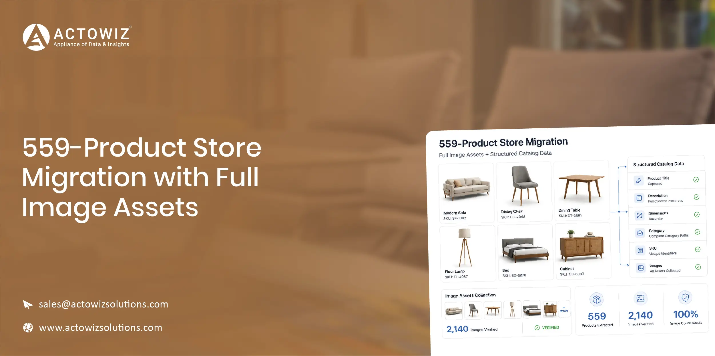 Catalog Migration & Extraction for Home-Furnishings Retailer